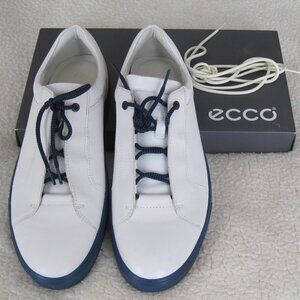 Ecco Kyle NEW White Leather men's sneakers Size EU 47(US 13-13.5)